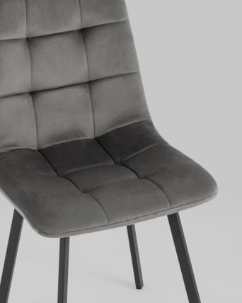 Стул Чиллй велюр Антрацитовый / Chilly_7