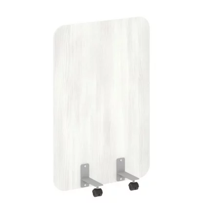 Перегородка на металлических опорах, на роликах R-line  DP.R-80-120 Снежная Патина_0