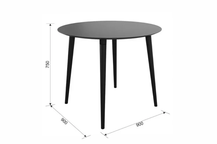 Стол обеденный Сканди 2 Белый-светлый лак_1