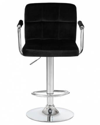 Стул барный DOBRIN KRUGER ARM (черный велюр (MJ9-101)) 2 шт_8