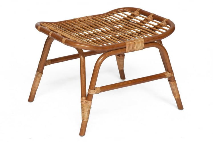 Табурет Secret De Maison Andersen Stool (mod. 01 5085 FS) натуральный ротанг, 53х40х42см, светлый мед/матовый_0