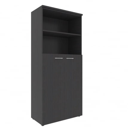 Шкаф для документов с глухими средними дверьми XHC 85.6 Легно Темный_0