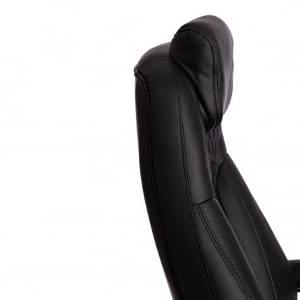 Кресло офисное Trust (max) кож/зам, черный/черный стеганный/черный, 36-6/36-6/36-6/06_12