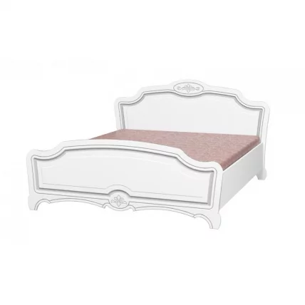 Кровать Лотос 160х200 Белый жемчуг_0