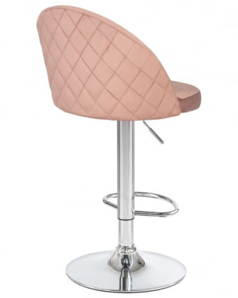 Стул барный ДОБРИН МИЛАНА (пудрово-розовый велюр (МДЖ9-32)) 2 шт / DOBRIN MILANA (MJ9-32))_4