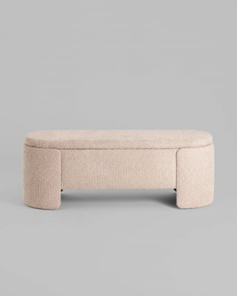 Банкетка Такс с местом для хранения букле капучино / Taks_0