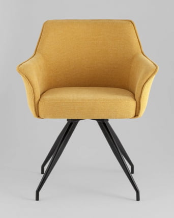 Стул обеденный Feston вращающийся желтый_1