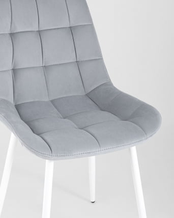 Стул Флекс велюр Светло-серый_7