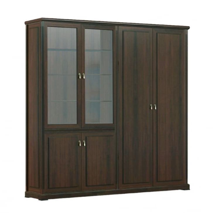 Шкаф для бумаг с гардеробом MINISTRY Композиция 8 Южный орех_0