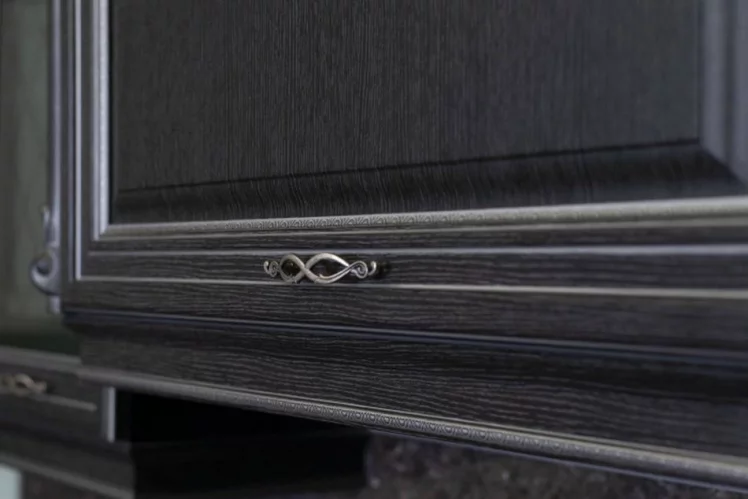 Кухонный гарнитур 2200 Италия №04 Черный Дуб темный_2