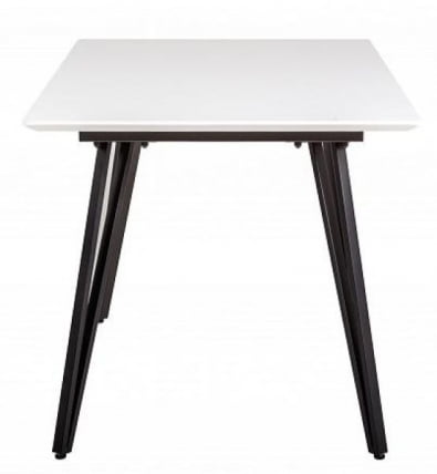 Стол Диего 860*860 белый со скосом_1