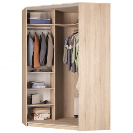 Шкаф-купе YA-230х1400-568-3(Белый-D3D3)_1