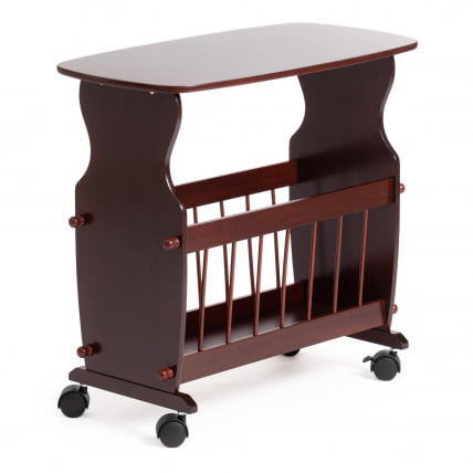 Журнальный столик с газетницей SR-0939-3 дерево, 61*33*56см, Орех (Walnut)_0