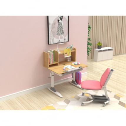 Стол письменный детский с регулировкой высоты и полками EUREKA ECD-XYL-80_20
