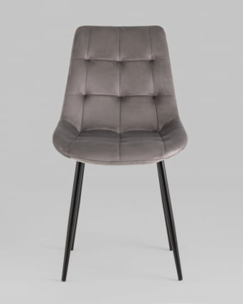 Стул Флекс New велюр светло-серый 2шт_1