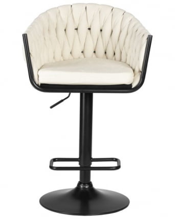 Стул барный ДОБРИН ЛЕОН (кремовая ткань (ЛАР 275-33)) 2 шт / DOBRIN LEON (LAR_5