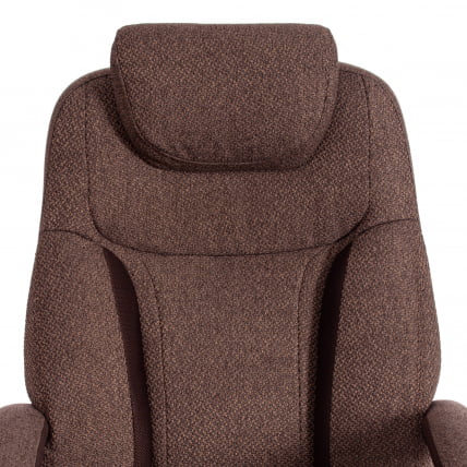 Кресло офисное Труст (макс) ткань, коричневый/коричневый , МДЖ190-7/ТВ-24 / Trust (max) MJ190-7/TW-24_6