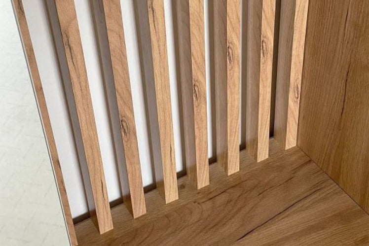 Прихожая Бери MPR-021 Дуб крафт золотой/белое дерево_8