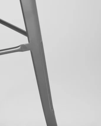 Стул барный Tolix Серебристый_6