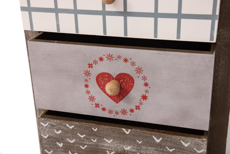 Тумба с 5 ящиками Secret De Maison CHRISTMAS 5 ( mod. HX16-011NS ) Коричневый_6