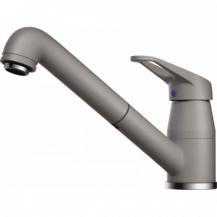 Смеситель Omoikiri Tateyama-S-Gr/Латунь/Гранит/Leningrad Grey_0