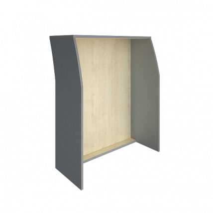 Стойка прямая 900 Riva А.РС-1 Клен/Металлик_0