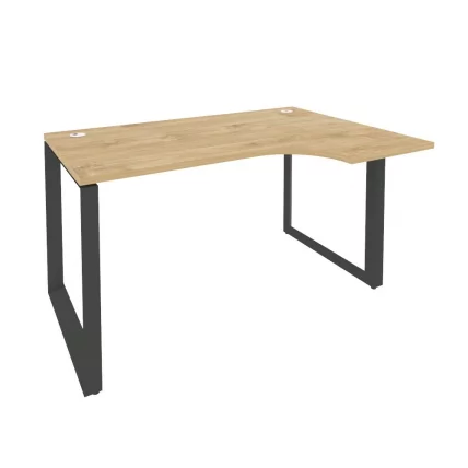 Стол эргономичный правый на О-образном м/к ONIX O.MO-SA-2R Тиквуд Светлый/Антрацит_0