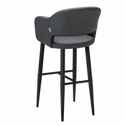 Кресло Бар Oscar Б темно-серый/черный_1