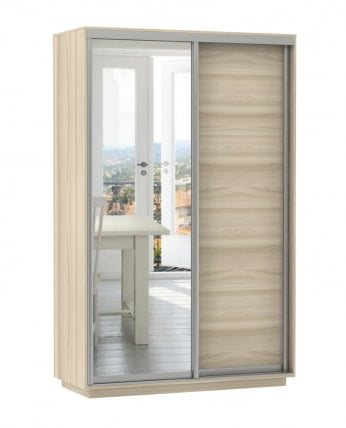 Шкаф-купе двухдверный Экспресс Хит Медиум Ясень шимо светлый_0