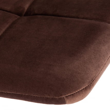 Стул CHILLY (mod. 7095-1) / 1 шт. в упаковке ткань/металл, 45x53х88 см, высота до сиденья 50 см, коричневый barkhat 12/белый_7