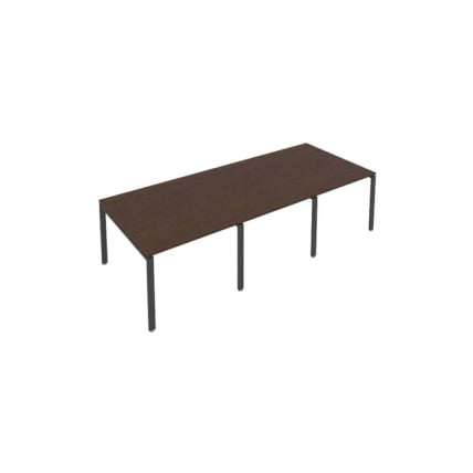 Переговорный стол (3 столешницы) Metal System Б.ПРГ-3.1 Венге/Антрацит_0
