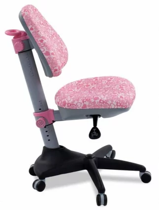 Кресло детское Бюрократ KD-2 PK/HEARTS-PK Розовый сердца_2