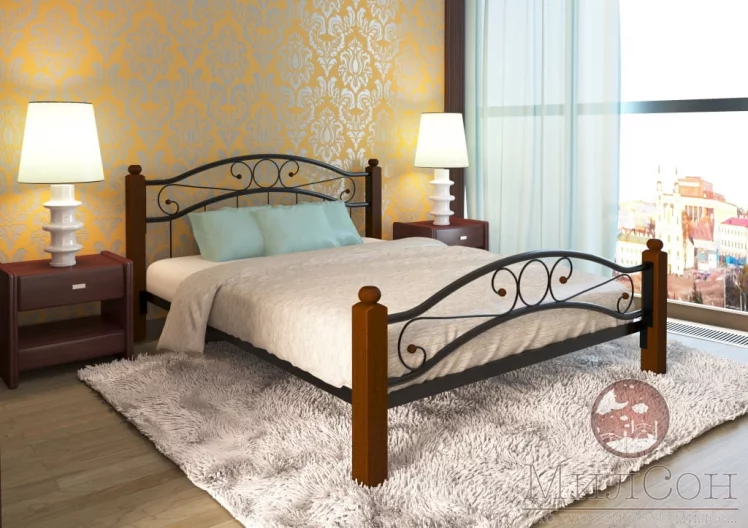 Кровать Надежда Lux plus 1800х2000 Черная_1