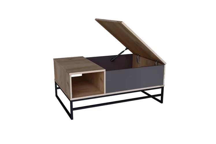 Стол журнальный Кёльн ЛД.674.040.000 Дуб Золотой/Антрацит_1