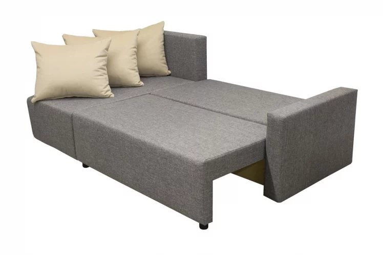 Угловой диван Sherry (3 категория) с механизмом подъема оттоманки Визит 118-Нео Латте_4