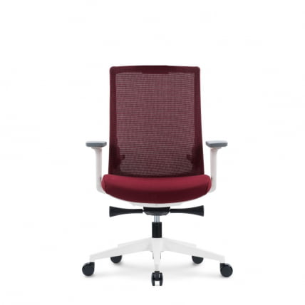 Кресло офисное RUBY LB (крестовина алюминий) Красный_1