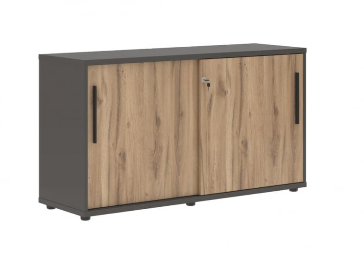 Шкаф с дверьми-купе ЕДИС ЕЛC 1343 Дуб Денвер светлый Черный Мокко / EDIS ELC_0