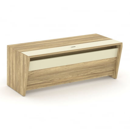 Стол руководителя прямой без тумбы Corner COR.SR-20 Гикори Песочный Ваниль_0