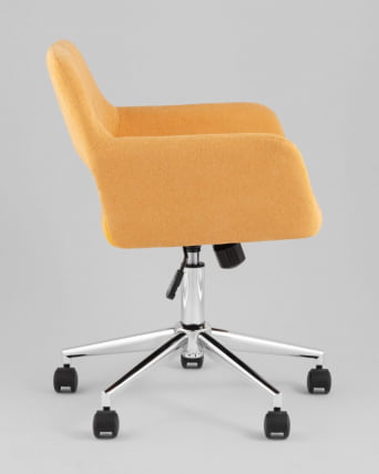 Стул офисный ROSS рогожка желтый_2