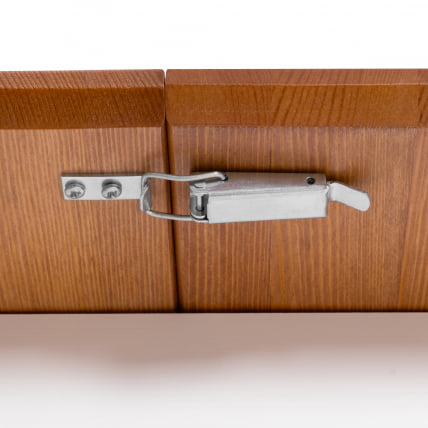 Стол Соната Люкс раздвижной/Sonata Lux extension table массив сосны, антик/белый, 120-(150)х75х73 см_10