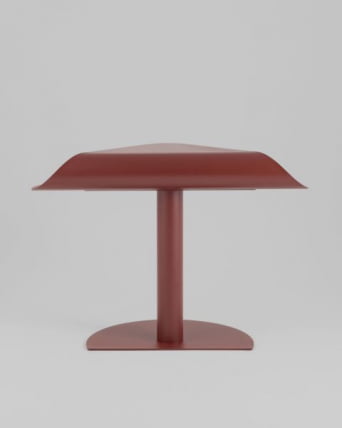 Журнальный столик Cornea металл бордовый_7