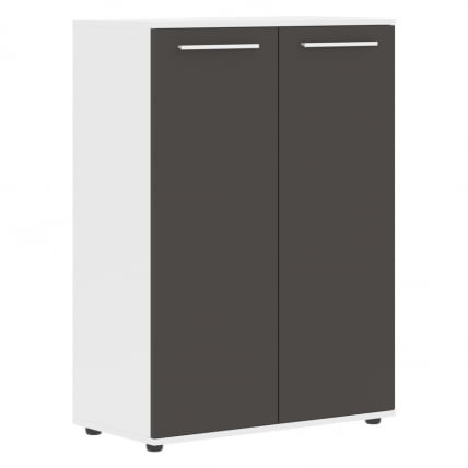 Шкаф с глухими средними дверьми ЕДИС ЕМCС 85.1 Мокко Белый Белый / EDIS EMCS_0