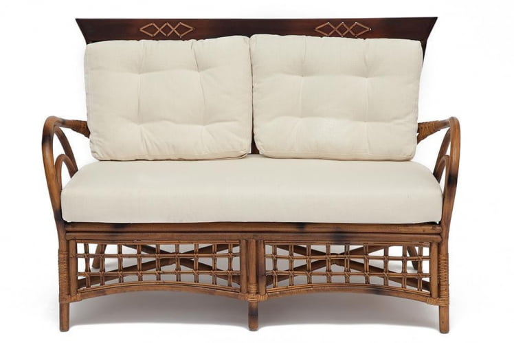 Диван Secret De Maison Kavanto натуральный ротанг, 130*74*90 см, коричневый античный / Brown Antique_1