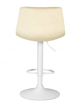 Стул барный DOBRIN TAILOR WHITE (бежевый велюр (MJ9-10))_4