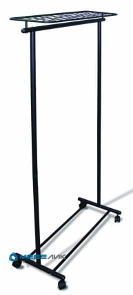 Вешалка напольная на колесах М 9 Чёрный_0