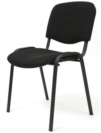 Стул для посетителей ИЗО черн/тк.черная B-14_0