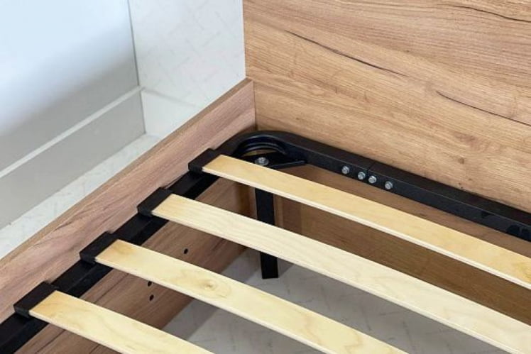 Кровать с подъемным механизмом Юниор ZP.SMU-02 белое дерево_7