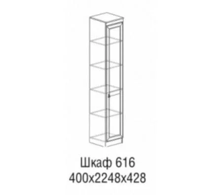 Шкаф Инна 616 денвер светлый_1