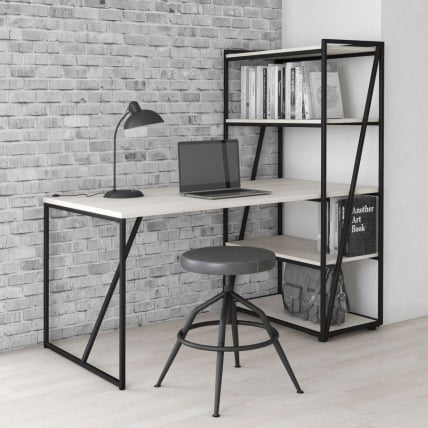 Стол компьютерный LOFTIS LMST 1515 Сосна Эдмонт/Черный_1