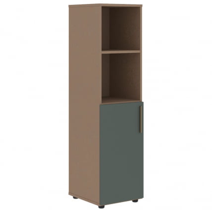 Шкаф-колонка с глухой малой дверью (левый) VELION VMCS 40.5 L Нефрит Кобра_0